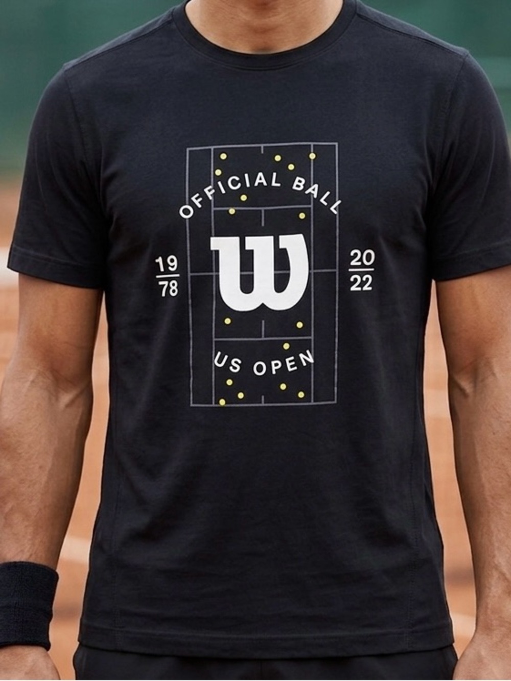 Wilson US Open 2022 Men’s T-Shirt Size XS - Black